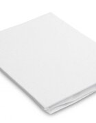 Sensillo Cearceaf pentru saltea de patutlandou copii 90x40cmdin bumbac jersey cu elastic roata Alb