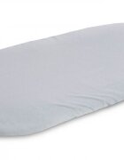 Sensillo Cearceaf pentru saltea de patutlandou copii 90x40cmdin bumbac jersey cu elastic roata Gri