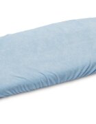 Sensillo Cearceaf pentru saltea landou copii Terry Blue 75x35 cm cu elastic roatalavabil 40gradematerial terry din bumbac