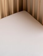 Sensillo Cearsaf din bumbac Jersey Deluxe Alb 120x60 cm cu elastic roata