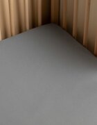 Sensillo Cearsaf din bumbac Jersey Deluxe Gri 120x60 cm cu elastic roata
