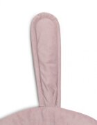 Sensillo Covoras din catifea cu doua fete pentru camera copii diametru 90cm Velvet Bunny Pink