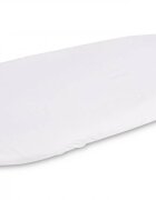 Sensillo Husa impermeabila cu elastic roata din jersey pentru salteaua de landou 75x35 cm alba