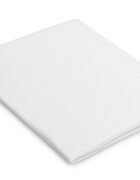Sensillo Husa impermeabila cu elastic roata din jersey pentru salteaua de landou 75x35 cm alba
