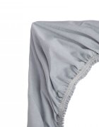 Sensillo Husa impermeabila cu elastic roata din jersey pentru salteaua de landou 75x35 cm Gri