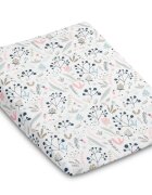 Sensillo Husa pentru perna cu plan inclinat 38x30 cm Merisoare alb inchidere cu fermoar material bumbac