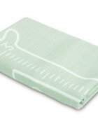 Sensillo Paturica aniversara pentru bebelusi cu grafic crestere in inaltime 120 x 120 cm Green Giraffe