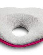 Sensillo Pernuta ergonomica pentru nou nascuti Magenta 22x22 cm ajuta formarea capuluimaterial placut la atingerepotrivita pentru caruciorpatut