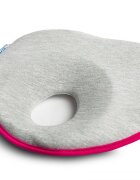 Sensillo Pernuta ergonomica pentru nou nascuti Magenta 22x22 cm ajuta formarea capuluimaterial placut la atingerepotrivita pentru caruciorpatut