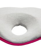 Sensillo Pernuta ergonomica pentru nou nascuti Magenta 22x22 cm ajuta formarea capuluimaterial placut la atingerepotrivita pentru caruciorpatut