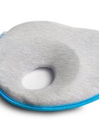 Sensillo Pernuta ergonomica pentru nou nascuti Turcoaz 22x22 cm ajuta formarea capuluimaterial placut la atingerepotrivita pentru caruciorpatut