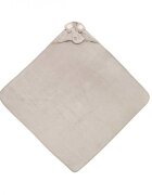 Sensillo Prosop pentru bebelusi Elephant Grey 100x100cm cu capisondin bumbac terry de calitatedesign atractivlavabil la 40grade