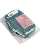 Sensillo Protectie pufoasa din velur pentru margine patut cu prindere velcro 116 cm Green