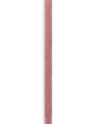 Sensillo Protectie pufoasa din velur pentru margine patut cu prindere velcro 116 cm Pink