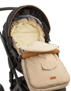 Sensillo Sac de iarna de lana Cappuccino 95x40 cm