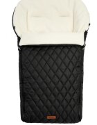 Sensillo Sac de iarna Polar Black pentru caruciorsaniecu fermoarmaterial impermeabil matlasatorificii pentru centuri de siguranta