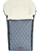 Sensillo Sac de iarna Polar Graphite pentru caruciorsaniecu fermoarmaterial impermeabil matlasatorificii pentru centuri de siguranta
