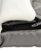 Sensillo Sac de iarna Polar Grey pentru caruciorsaniecu fermoarmaterial impermeabil matlasatorificii pentru centuri de siguranta