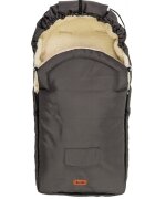 Sensillo Sac de iarna Wool Graphite 95x40 cm impermeabilcaptuseala cu continut de lanautilizare in landoucaruciorsanieorificii pentru fixarea pe caruciorfermoar