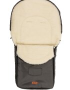 Sensillo Sac de iarna Wool Graphite 95x40 cm impermeabilcaptuseala cu continut de lanautilizare in landoucaruciorsanieorificii pentru fixarea pe caruciorfermoar