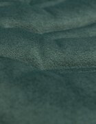 Sensillo Saculet de iarna Riviera Dark Green 95x45 cm compatibil caruciorlandousanie material matlasat elegant din catifea orificii pentru centuri siguranta acces cu fermoar