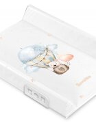 Sensillo Saltea de infasat 70x50 cm Balloon Flight Teddy cu intarituraaccesorii montaj pe patutmargine de protectie antirasturnare si suprafata impermeabila