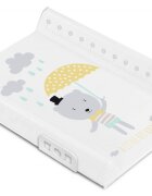 Sensillo Saltea de infasat 70x50 cm cu intarituraaccesorii montaj pe patutmargine de protectie antirasturnaresuprafata impermeabila si taliometru Teddy Bears Platinum