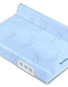 Sensillo Saltea de infasat 70x50 cm Travel aeroplanes blue cu intarituraaccesorii montaj pe patutmargine de protectie antirasturnare si suprafata impermeabila