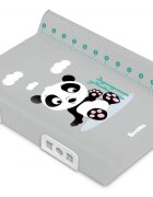 Sensillo Saltea de infasat Africa Panda 70x50 cm cu intarituraaccesorii montaj pe patutmargine de protectie antirasturnaresuprafata impermeabila si taliometru incorporat