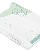 Sensillo Saltea de infasat Boho Green 70x50 cm cu intarituraaccesorii montaj pe patutmargine de protectie antirasturnare si suprafata impermeabila