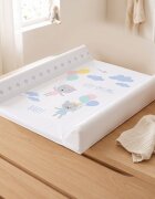 Sensillo Saltea de infasat moale Platinum Baloon 70x49 cm margine de protectie antirasturnare si suprafata impermeabila