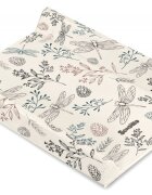 Sensillo Saltea de infasat moale Platinum Botanical Beige 70x49 cm margine de protectie antirasturnare taliometru incorporat si suprafata impermeabila