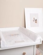 Sensillo Saltea de infasat Pastel Bear 70x49 cm cu intarituramargine de protectie antirasturnare si suprafata impermeabila
