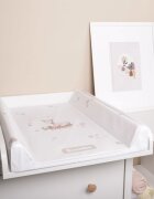Sensillo Saltea de infasat Pastel Doe 70x49 cm cu intarituramargine de protectie antirasturnare si suprafata impermeabila