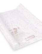 Sensillo Saltea de infasat Pink Leaf 70x49 cm cu intarituramargine de protectie antirasturnare si suprafata impermeabila