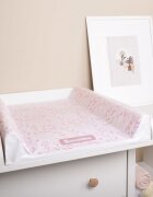Sensillo Saltea de infasat Pink Leaf 70x49 cm cu intarituramargine de protectie antirasturnare si suprafata impermeabila