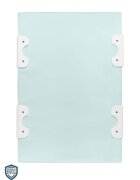 Sensillo Saltea de infasat Platinum Clovers 70x50 cm cu intarituraaccesorii montaj pe patutmargine de protectie antirasturnare si suprafata impermeabila