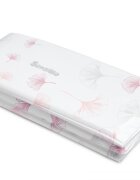 Sensillo Saltea de infasat pliabila compact si impermeabila pentru plimbarecalatorie 40x58 cm Botanic pink