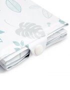 Sensillo Saltea de infasat pliabila compact si impermeabila pentru plimbarecalatorie 40x58 cm Floral blue