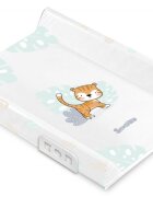 Sensillo Saltea de infasat Safari Tiger 70x50 cm cu intarituraaccesorii montaj pe patutmargine de protectie antirasturnare si suprafata impermeabila