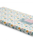 Sensillo Saltea din spuma 120x60x6 cm Dino pentru patut copii traditionalpliabil grad de duritate medie H1-H2 husa detasabila cu fermoar