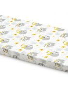 Sensillo Saltea din spuma 120x60x6 cm Lenesi pentru patut copii traditionalpliabil grad de duritate medie H1-H2 husa detasabila cu fermoar