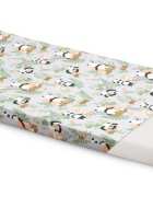 Sensillo Saltea din spuma 120x60x6 cm PandaVulpi pentru patut copii traditionalpliabil grad de duritate medie H1-H2 husa detasabila cu fermoar