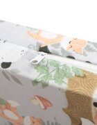 Sensillo Saltea din spuma 120x60x6 cm PandaVulpi pentru patut copii traditionalpliabil grad de duritate medie H1-H2 husa detasabila cu fermoar