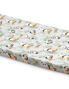 Sensillo Saltea din spuma 120x60x6 cm PandaVulpi pentru patut copii traditionalpliabil grad de duritate medie H1-H2 husa detasabila cu fermoar