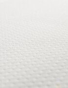 Sensillo Saltea pentru landou bebelusi Alba 75x35x3cm din fibre de cocos cu husa matlasata detasabila prevazuta cu fermoar