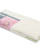 Sensillo Saltea pentru patut copii 90x40x7cm spuma-cocos cu husa din tesatura cu Aloe Verahusa detasabila cu fermoar