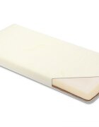 Sensillo Saltea pentru patut copii 90x40x7cm spuma-cocos cu husa din tesatura cu Aloe Verahusa detasabila cu fermoar