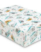 Sensillo Saltea pliabila pentru patut copii Cameleon 120x60x5 cmhusa detasabila din bumbaccompatibila cu patuturi clasice si pliabile