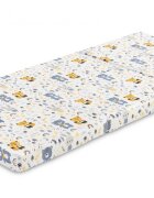 Sensillo Saltea pliabila pentru patut copii Forest Friends 120x60x5 cmhusa detasabila din bumbaccompatibila cu patuturi clasice si pliabile